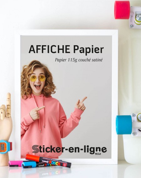 Choisir le bon papier pour une affiche