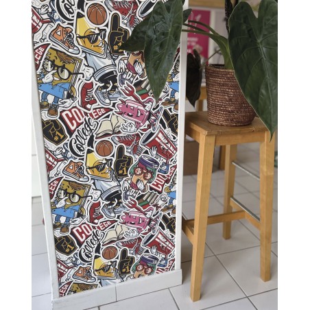 Papier peint imprimé