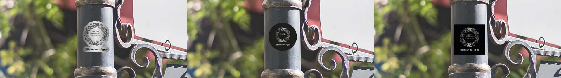Nos stickers vinyles argentés à personnaliser | Sticker en Ligne